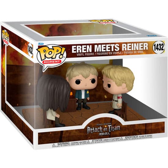FIGURA POP MOMENT ATTACK ON TITAN EREN MEETS REINER