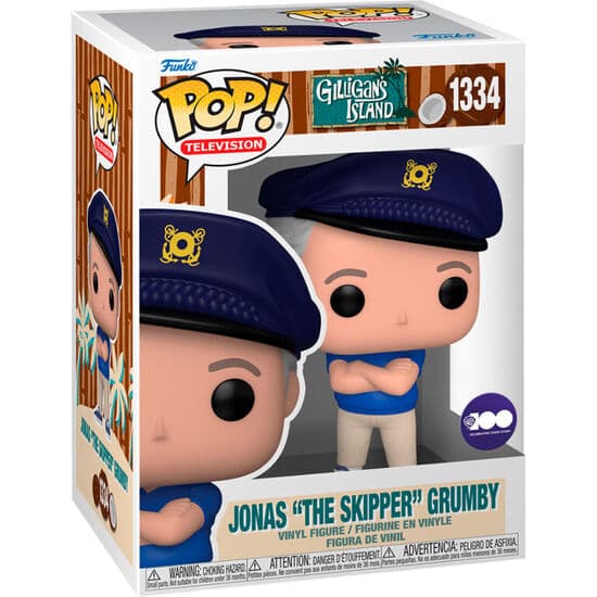 FIGURA POP LA ISLA DE GILLIGAN JONAS THE SKIPPER GRUMBY