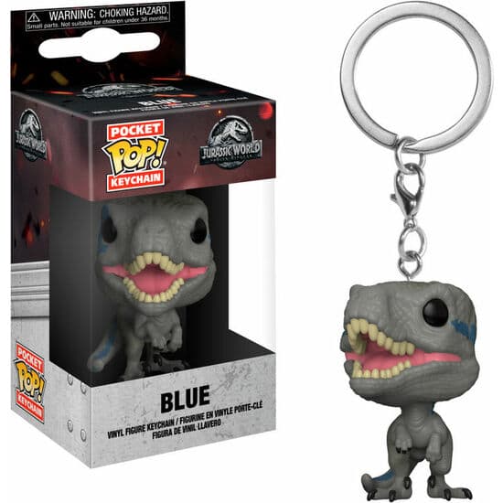 LLAVERO POCKET POP JURASSIC WORLD BLUE
