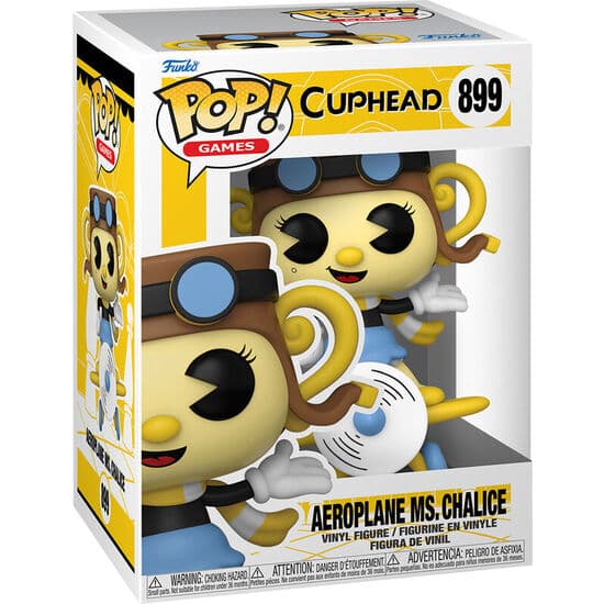 FIGURA POP CUPHEAD AEROPLANE CHALICE