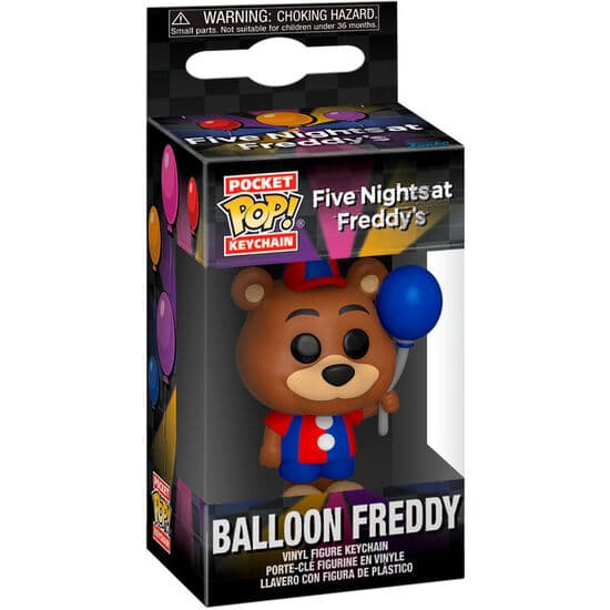LLAVERO POCKET POP FIVE NIGHTS AT FREDDYS BALLOON FREDDY