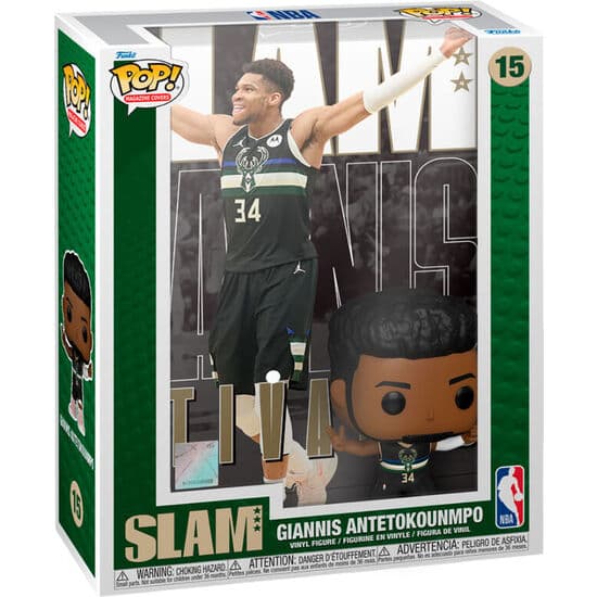 FIGURA POP COVER SLAM NBA GIANNIS ANTETOKOUNMPO