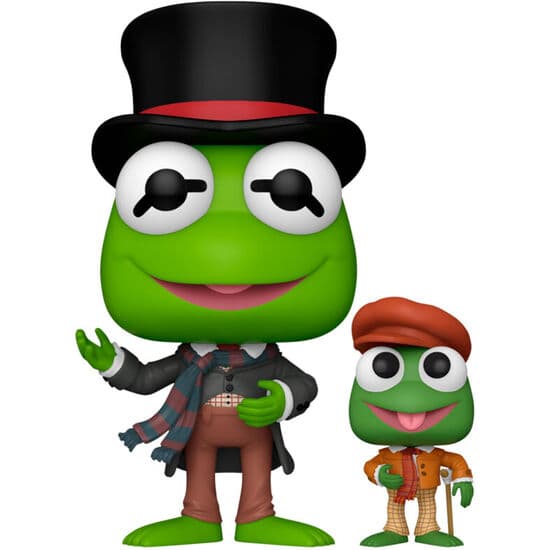 FIGURA POP DISNEY THE MUPPET CHRISTMAS CAROL BOB CRATCHIT WITH TINY TIM