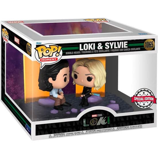 FIGURA POP MOMENT MARVEL LOKI – LOKI AND SYLVIE EXCLUSIVE