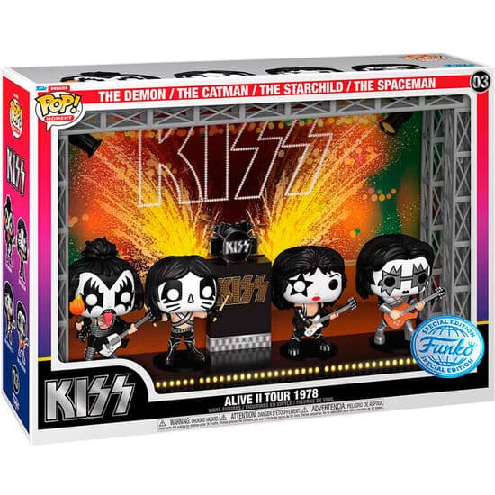 FIGURA POP MOMENTS DELUXE KISS ALIVE II TOUR 1978