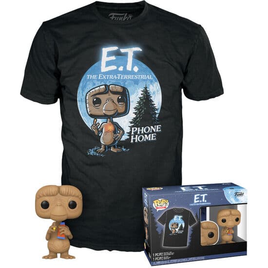 SET FIGURA POP & TEE E.T EL EXTRATERRESTRE