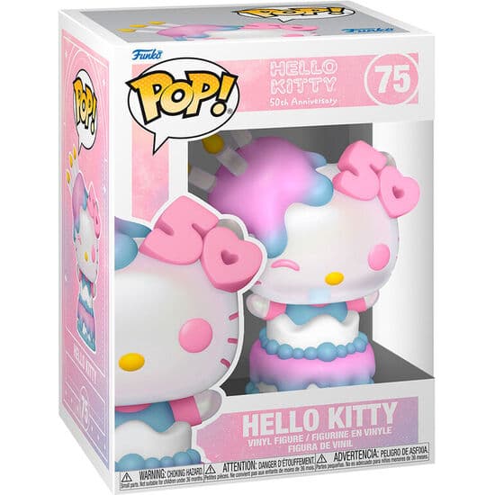 FIGURA POP SANRIO 50TH ANNIVERSARY HELLO KITTY