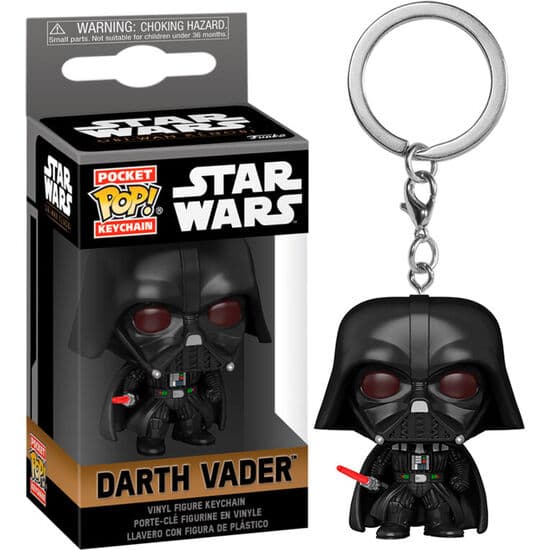 LLAVERO POCKET POP STAR WARS OBI-WAN DARTH VADER