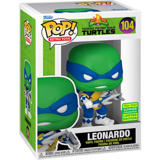 FIGURA POP TORTUGAS NINJA TEENAGE MUTANT NINJA LEONARDO EXCLUSIVE