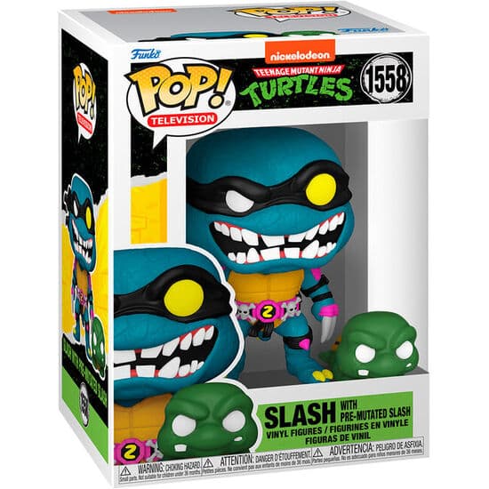 FIGURA POP TORTUGAS NINJA SLASH & PRE MUTATED SLASH