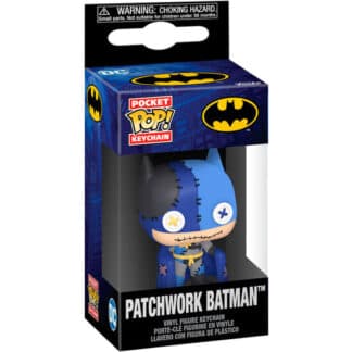 LLAVERO POCKET POP DC COMICS PATCHWORK BATMAN