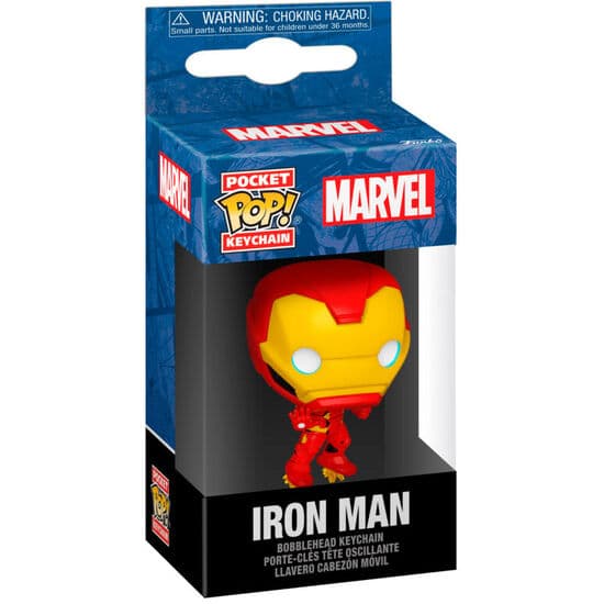 LLAVERO POCKET POP MARVEL IRON MAN CLASSICS