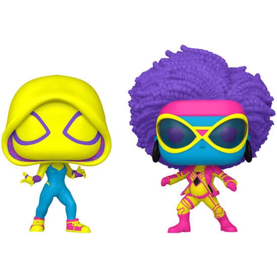 BLISTER 2 FIGURAS POP SPIDER-MAN SPIDER-GWEN & SPIDER-WOMAN EXCLUSIVE