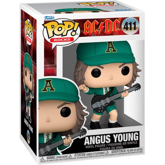 FIGURA POP AC/DC ANGUS YOUNG GREEN