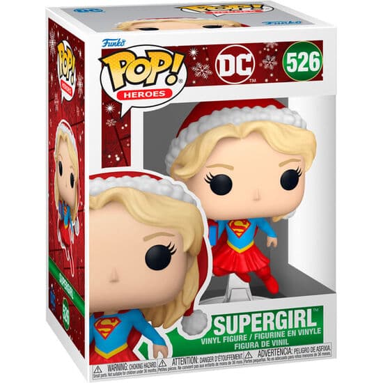 FIGURA POP DC COMICS SUPERGIRL HOLIDAY