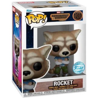 FIGURA POP MARVEL GUARDIANES DE LA GALAXIA ROCKET EXCLUSIVE