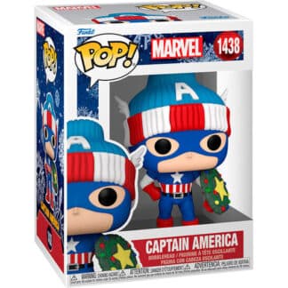 FIGURA POP MARVEL CAPITAN AMERICA HOLIDAY