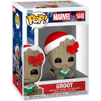 FIGURA POP MARVEL GROOT WITH PRESENT