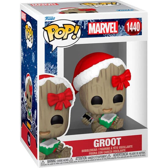 FIGURA POP MARVEL GROOT WITH PRESENT