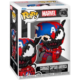 FIGURA POP MARVEL CARNAGE CAPITAN AMERICA