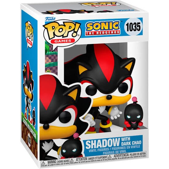 FIGURA POP SONIC THE HEDGEHOG SHADOW WITH DARK CHAO