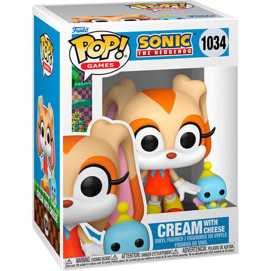 FIGURA POP SONIC THE HEDGEHOG CREAM WITH CHEESE
