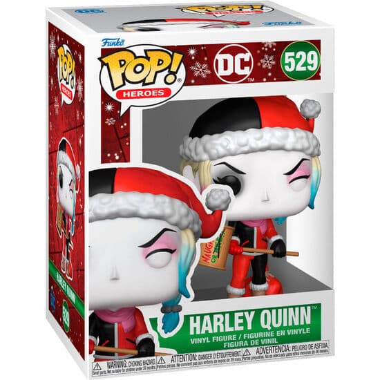 FIGURA POP DC COMICS HARLEY QUINN HOLIDAY
