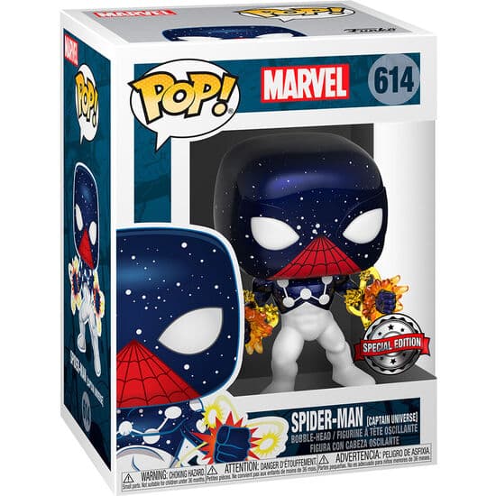 FIGURA POP MARVEL SPIDER-MAN CAPTAIN UNIVERSE EXCLUSIVE