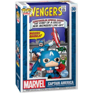 FIGURA POP COMIC COVER MARVEL LOS VENGADORES AVENGERS CAPITAN AMERICA EXCLUSIVE