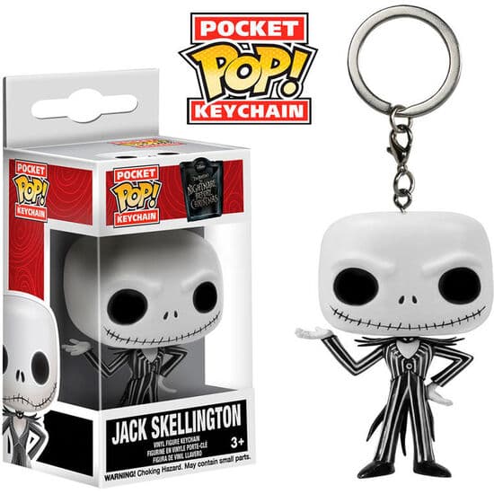 LLAVERO POCKET POP JACK SKELLINGTON PESADILLA ANTES DE NAVIDAD