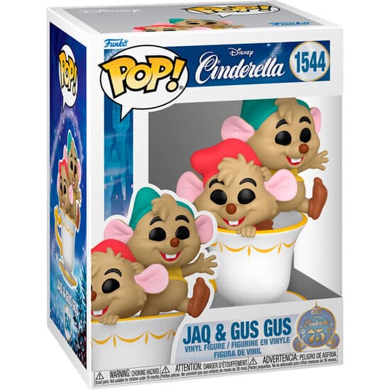 FIGURA POP DISNEY CENICIENTA JAQ & GUS