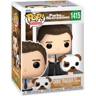 FIGURA POP PARKS AND RECREATION CHRIS TRAEGER WITH CHAMPION
