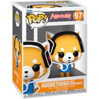 FIGURA POP AGGRETSUKO - AGGRETSUKO WITH HEADPHONES
