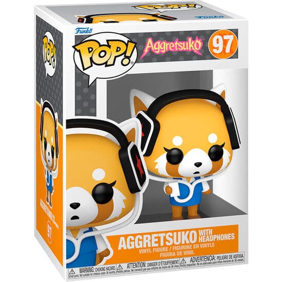 FIGURA POP AGGRETSUKO – AGGRETSUKO WITH HEADPHONES