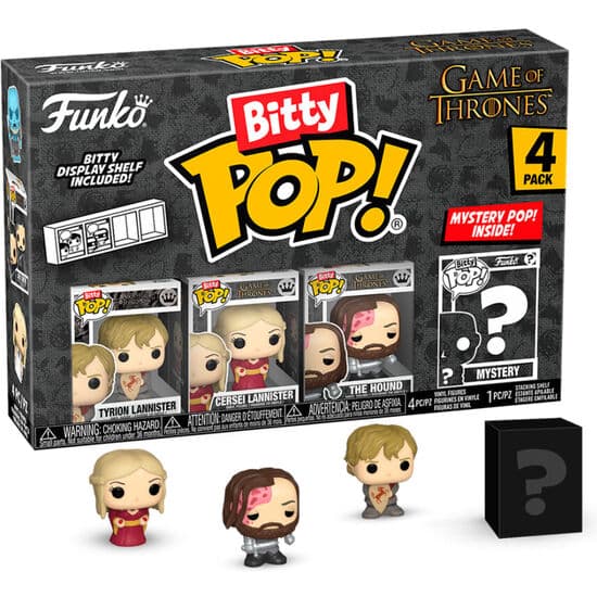 BLISTER 4 FIGURAS BITTY POP JUEGO DE TRONOS TYRION