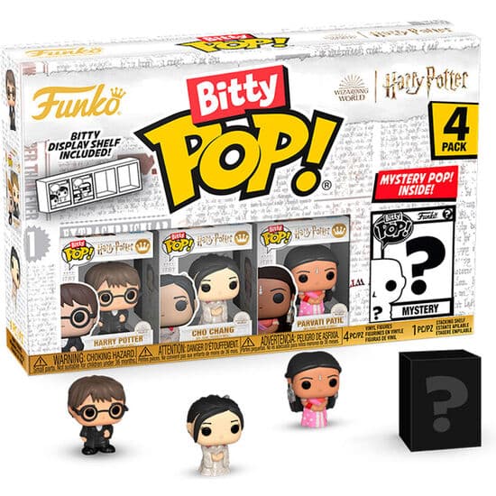 BLISTER 4 FIGURAS BITTY POP HARRY POTTER HARRY