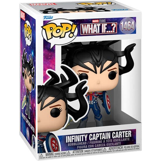 FIGURA POP MARVEL WHAT IF INFINITY CAPTAIN CARTER