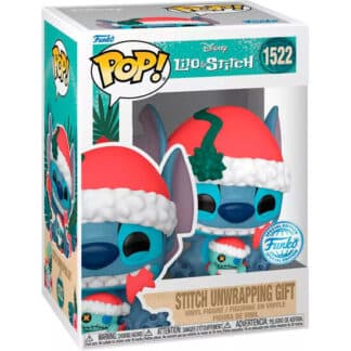 FIGURA POP DISNEY LILO & STITCH - STITCH UNWRAPPING GIFT