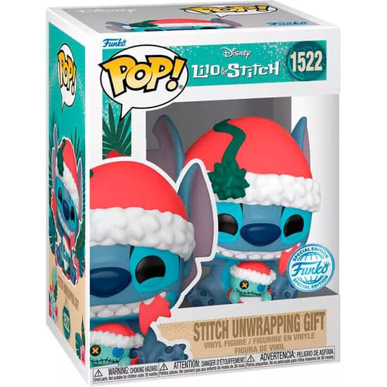 FIGURA POP DISNEY LILO & STITCH – STITCH UNWRAPPING GIFT