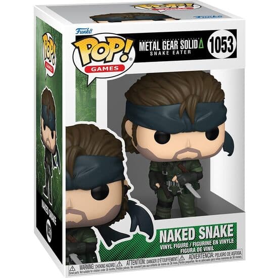 FUNKO POP NAKED SNAKE METAL GEAR SO