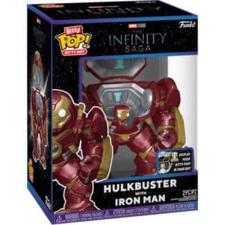 FIGURA BITTY BOTS MARVEL INFINITY SAGA HULKBUSTER WITH IRON MAN