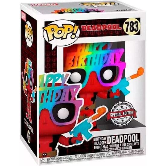 FIGURA POP MARVEL DEADPOOL 30TH BIRTHDAY HAT DEADPOOL EXCLUSIVE