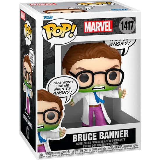 FIGURA POP MARVEL BRUCE BANNER HULK