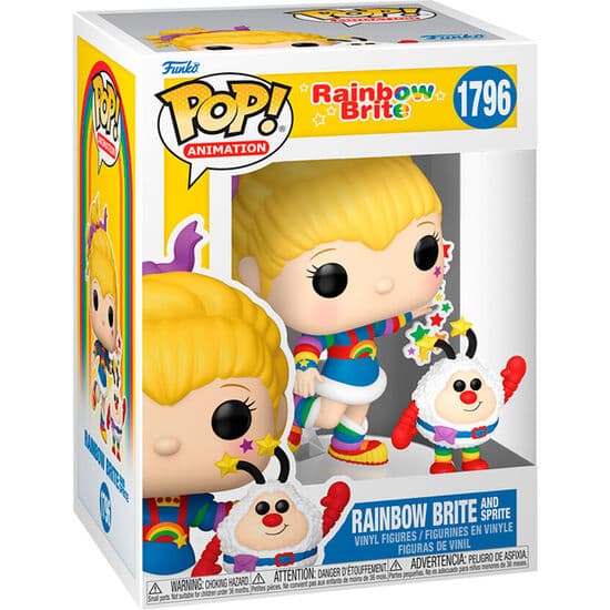 FIGURA POP LA TIERRA DEL ARCOIRIS RAINBOW BRITE AND SPRITE