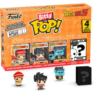 BLISTER 4 FIGURAS BITTY POP DRAGON BALL Z CELL