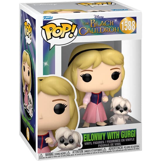 FIGURA POP DISNEY EL CALDERO NEGRO EILONWY WITH GURGI