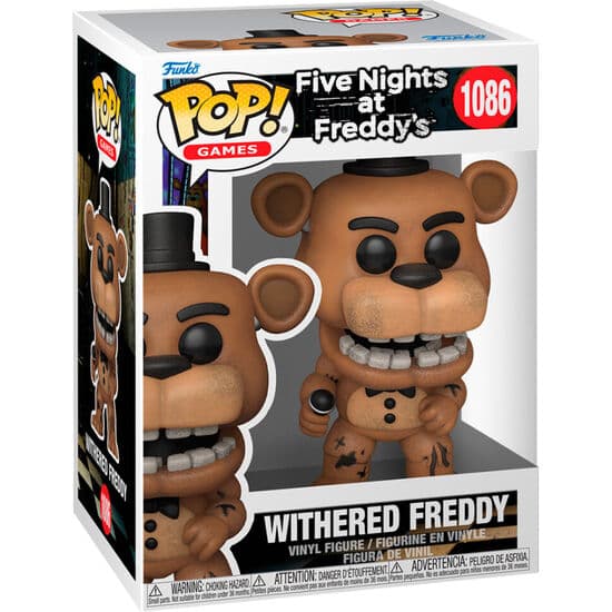 FIGURA POP FIVE NIGHTS AT FREDDYS WITHERED FREDDY