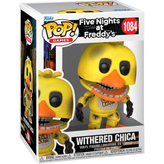 FIGURA POP FIVE NIGHTS AT FREDDYS WITHERED CHICA