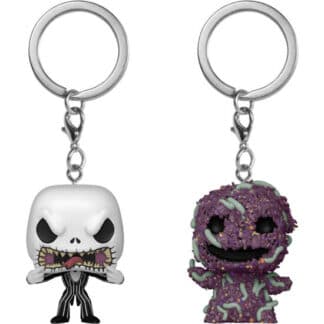 BLISTER 2 LLAVEROS POCKET POP DISNEY PESADILLA ANTES DE NAVIDAD JACK & OOGIE BOOGIE