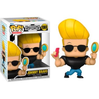 FIGURA POP CARTOON NETWORK JOHNNY BRAVO - JOHNNY WITH MIRROR AND COMB